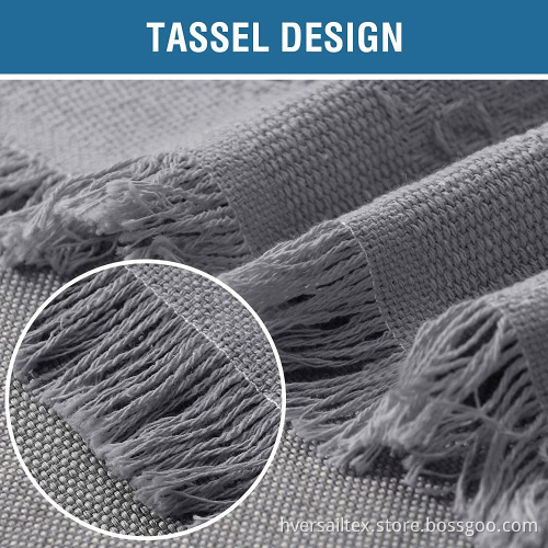 Cotton Sofa Towel Thick Woven Sofa Throw Cover